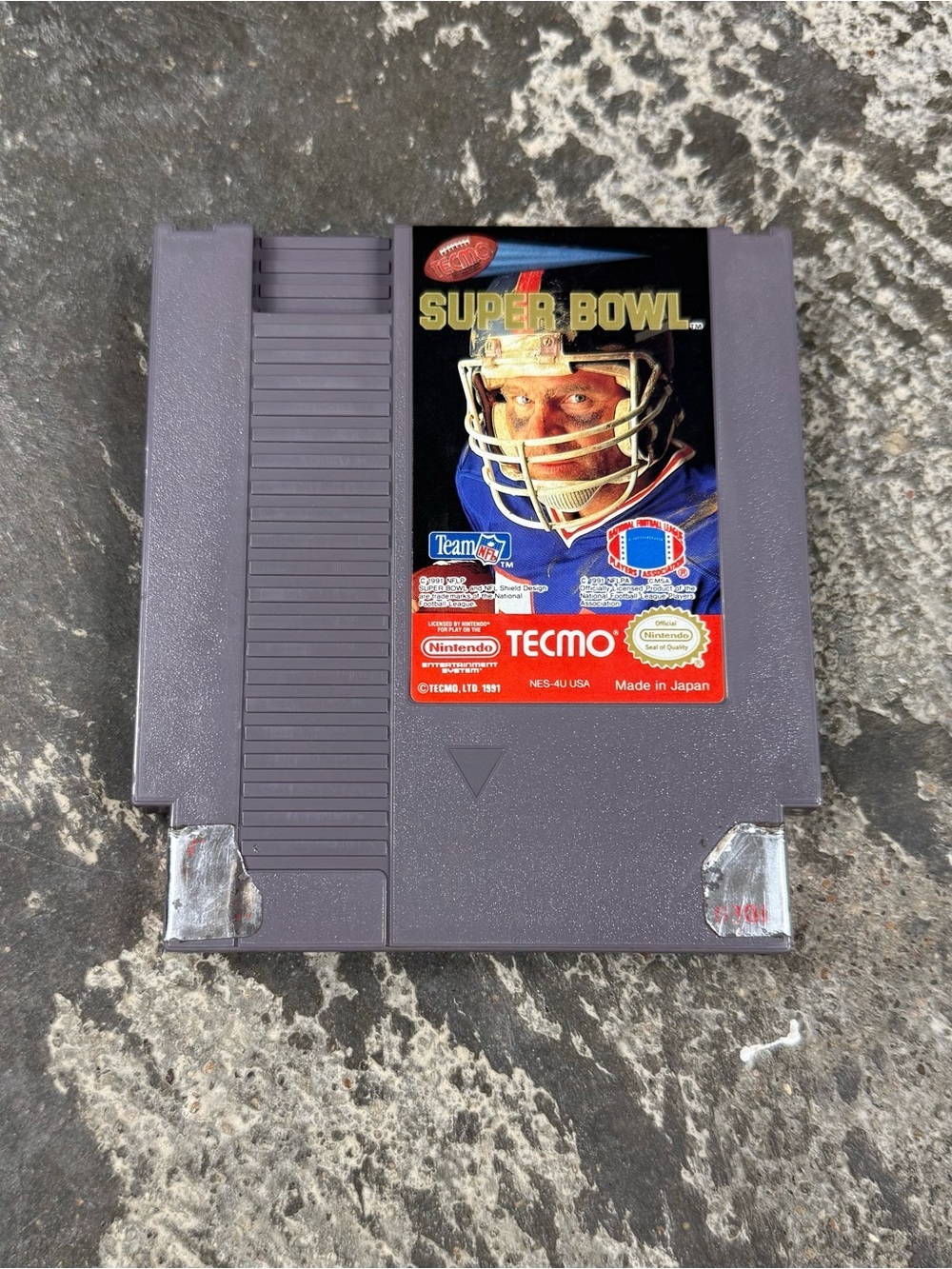 Tecmo Super Bowl Nintendo NES 1991 Authentic Tested Football